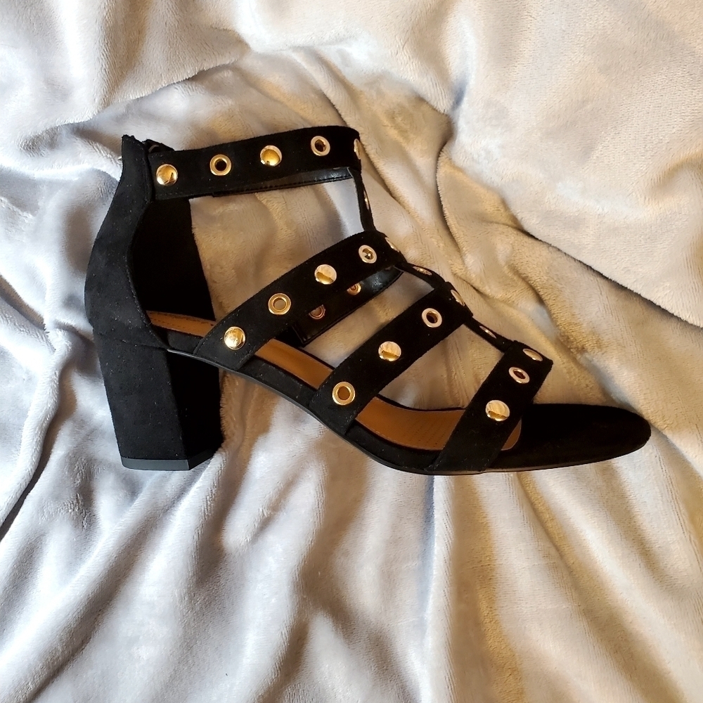 COMFORT VIEW BLACK HEELS 9.5 WW - Picture 3 of 6